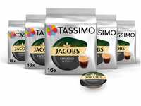 Tassimo Kapseln Jacobs Espresso Classico, 80 Kaffeekapseln, 5er Pack, 5 x 16