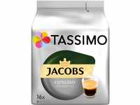 Tassimo Kapseln Jacobs Espresso Ristretto, 80 Kaffeekapseln, 5er Pack, 5 x 16