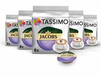 Tassimo Kapseln Jacobs Cappuccino Classico, 40 Kaffeekapseln, 5er Pack, 5 x 8