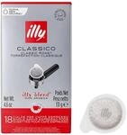 illy, Kaffee E.S.E. Pads Einzeldosis CLASSICO, 100% Arabica mit Noten von