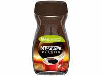 NESCAFÉ CLASSIC, löslicher Bohnenkaffee aus mitteldunkel gerösteten Kaffeebohnen,