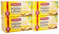 Teekanne Ingwer Lemon, 4er Pack (4 x 20 Teebeutel), 4 x 35 g