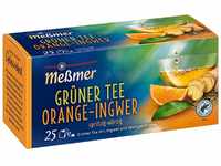 Meßmer Grüner Tee Orange Ingwer | 25 Teebeutel | Vegan | Glutenfrei | Laktosefrei