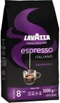 Lavazza, Espresso Italiano Cremoso, Arabica und Robusta Kaffeebohnen, mit Aromanoten