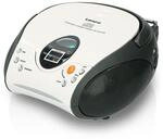 LENCO UKW-Radio m.CD Stereo,wei&szlig; SCD-24 White