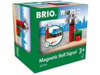 BRIO World 33754 - Magnetisches Glockensignal – Eisenbahnzubehör Holzeisenbahn –