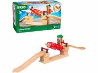 BRIO World 33757 Hebebrücke - Eisenbahnzubehör Holzeisenbahn - Kleinkinderspielzeug