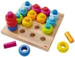 HABA Steckspiel Farbkringel &ndash; Buntes Motorikspielzeug aus Holz ab 2 Jahren &ndash;