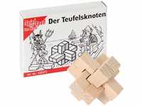 Bartl 102573 Mini-Holz-Puzzle Der Teufelsknoten aus 6 kleinen Holzteilen