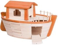 Holztiger Arche Noah Holzspielzeug Schiff ohne Figuren und Dekoration