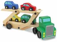 Melissa and Doug Autotransporter Spielzeug Holzauto | 1 Lkw Auto Spielzeug