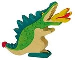Holztiger Drache, gr&uuml;n, 80279