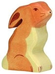 Holztiger Hase, sitzend, 80099