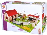 Eichhorn 100004304 - Kleiner Bauernhof, bestehend aus 2 Geb&auml;uden, Spielplatte,
