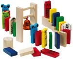 HABA Purzelkl&ouml;tze &ndash; Kreatives Domino-Set aus Holz f&uuml;r Kinder ab 3 Jahren &ndash; F&uuml;r