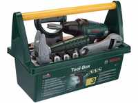 Klein Theo 8429 Bosch Werkzeug-Box | Mit Säge, Hammer, Zange und vielem mehr 