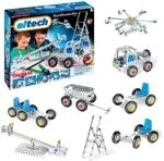eitech Basisbaukasten - Metallbaukasten 00006, 8-in-1 Set mit 270 Teilen