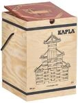 KAPLA Holzbaukasten 280 Steine in Holzkiste mit Kunstbuch