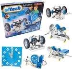 eitech Getriebeset - Metallbaukasten 00007, 6-in-1 Generator & Getriebe Set