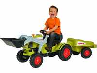 BIG - Claas Celtis Loader mit Anhänger - Kindertrettraktoren, Spielfahrzeug mit