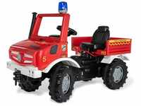 Rolly Toys Unimog Feuerwehr Tretauto (ab 3 Jahren, Feuerwehrauto zum selber fahren