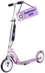 HUDORA BigWheel Scooter 205 - Stabiler Aluminium-Roller - H&ouml;henverstellbarer &