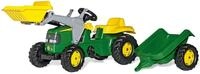 Rolly Toys toys rollyKid John Deere Kinder Trettraktor mit Frontlader und Anh&auml;nger