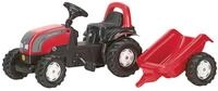 Rolly Toys 12527 - Traktor mit Anh&auml;nger rollyKid Valtra, rot