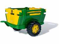 Rolly Toys 122103 - rollyFarm Trailer John Deere, Einachsanhänger, Traktoranhänger