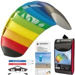 HQ Lenkmatte Lenkdrachen Symphony Beach III 1.3 Rainbow, Zweileiner Matte,...