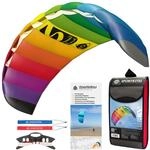 HQ Lenkmatte Lenkdrachen Symphony Beach III 1.8 Rainbow, Zweileiner Matte...