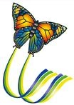 G&uuml;nther Flugspiele - Einleiner-Drachen Butterfly, ca. 63 x 95 cm | Kinderdrachen aus