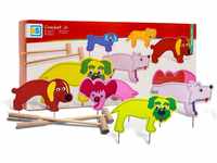 BS Toys Krocket Jr spiele - Gartenspiele für kinder - Wurfspiele für Draußen - Ab