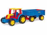 WADER Gigant Traktor mit Anhänger, L = 60 cm Traktor Tragfähigkeit 100kg, L =...
