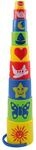 Gowi 453-09 Pyramide Standard 9tlg, Stapelspielzeug