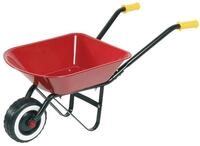 goki 14059 Kinder-Schubkarre Metall & Kunststoff, robuste Garten- & Bauhilfe...