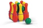 Rolly Toys Kegelspiel (9 teiliges Kegelspiel mit 2 Kugeln, Bowling Spiel,