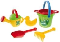 GOWI 558-36 Sand Set Ente, 6teilig, Sandk&auml;sten und Sandspielzeug