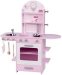 roba Spielk&uuml;che, rosa, Kinderk&uuml;che mit Herd, Sp&uuml;le, Wasserhahn & Regal inkl.