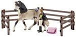 SCHLEICH 42270 - Pferdepflegeset, Andalusier, bunt, 25 x 19 x 8,4 cm