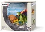 SCHLEICH 42217 Triceratops und Therizinosaurus Figur