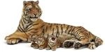 Papo 50156 - Lying tigress with babies, character