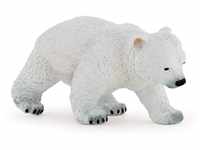 Papo -Handbemalt - Figuren -Wildtiere Der Welt-Gehendes Eisbärenjunges