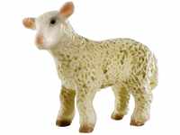 Bullyland 62478 - Spielfigur Lamm, ca. 4,8 cm große Tierfigur, detailgetreu,