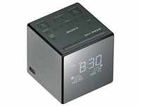 Sony XDR-C1DBP Uhrenradio (DAB/DAB+, digitalem Radioempfang, große Uhranzeige mit
