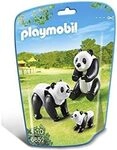 PLAYMOBIL Family Fun 6652 2 Pandas mit Baby, Ab 4 Jahren