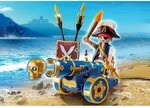 PLAYMOBIL 6164 Blaue App-Kanone mit PiratenOffizier