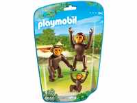 PLAYMOBIL 6650 2 Schimpansen mit Baby
