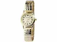 Excellanc Damen - Uhr Metall Zugarmband Armbanduhr Analog Quarz 1700024...