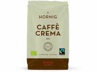 J. Hornig Kaffeebohnen Espresso Bio & Fairtrade, Caffè Crema Bio, 500g ganze...